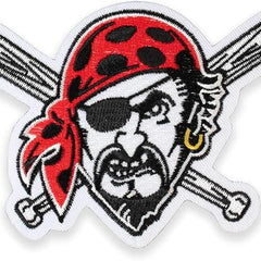 Pittsburgh Pirates Embroidered Iron on Patches (L)