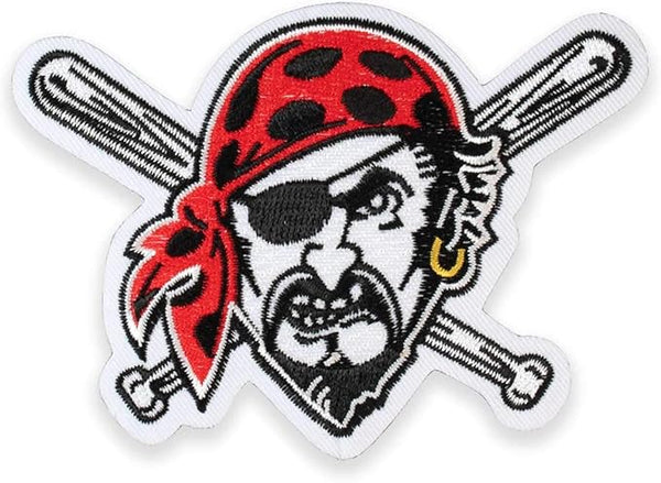 Pittsburgh Pirates Embroidered Iron on Patches (L)