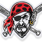 Pittsburgh Pirates Embroidered Iron on Patches (L)
