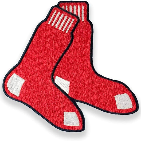Boston Red Sox Embroidered Iron on Hanging Red Sox Patch