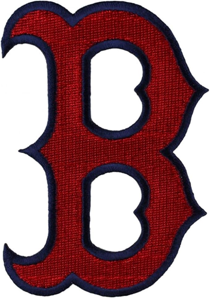 BOSTON RED SOX IRON ON EMBROIDERED PATCH 2.5”x3.5