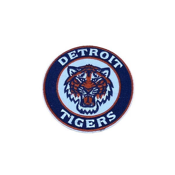 Detroit Tiger Embroidered Iron On Patches