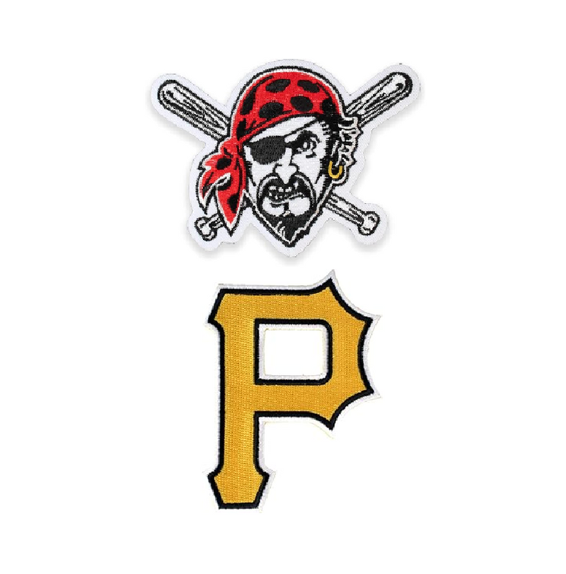Pittsburgh Pirates Embroidered Iron on Patches (L)