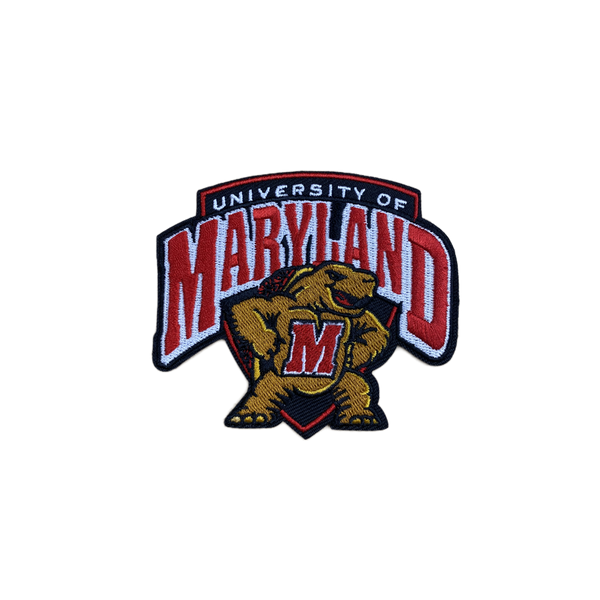 Maryland Terrapins Embroidered Iron on Patch