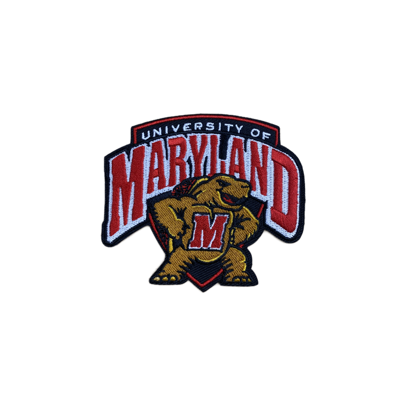 Maryland Terrapins Embroidered Iron on Patch