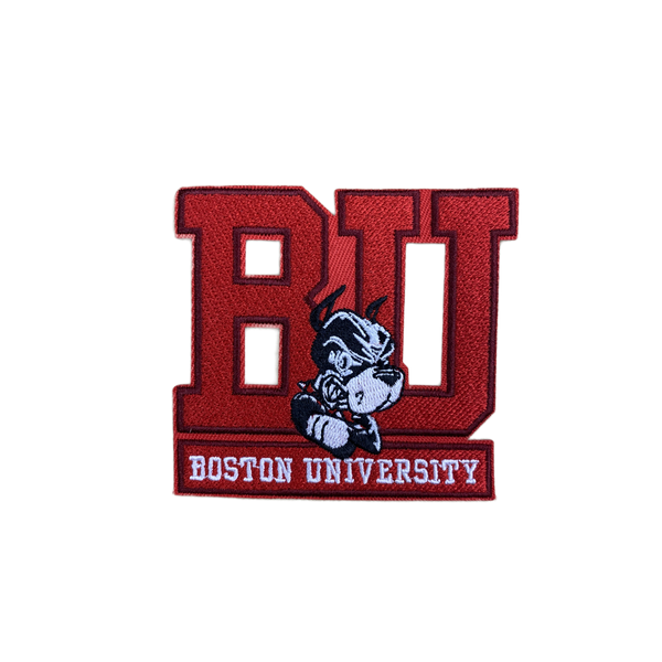 Boston University Terriers Embroidered Iron on Patch