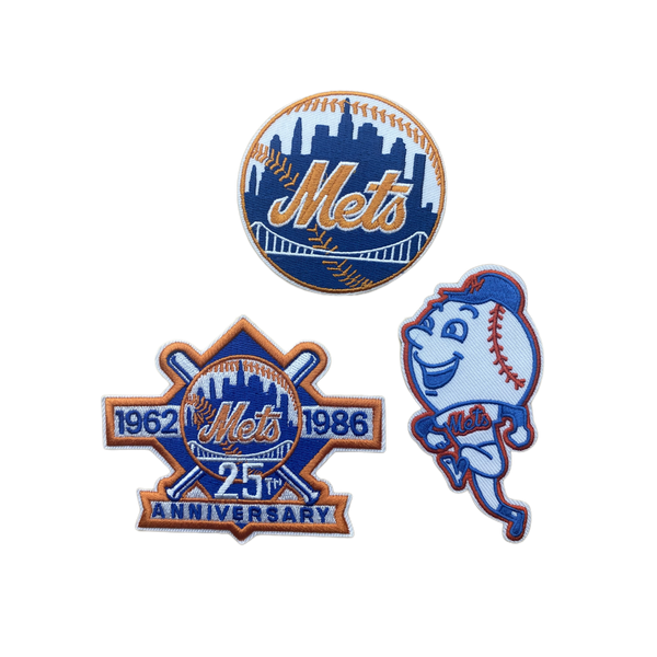 New York Mets Embroidered Iron on Patches