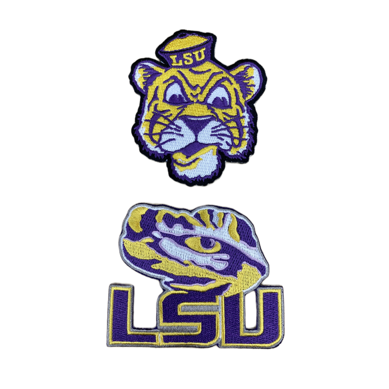 Louisiana State University LSU Embroidered Iron on Patches