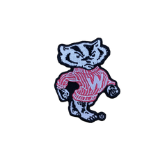 Wisconsin Badgers Embroidered Iron on Patch