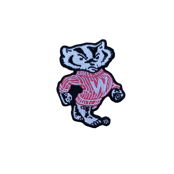 Wisconsin Badgers Embroidered Iron on Patch