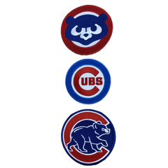Chicago Cubs Embroidered Iron on Patches