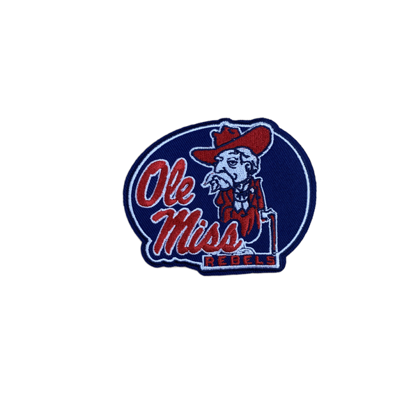 Ole Miss Embroidered Iron on Patch