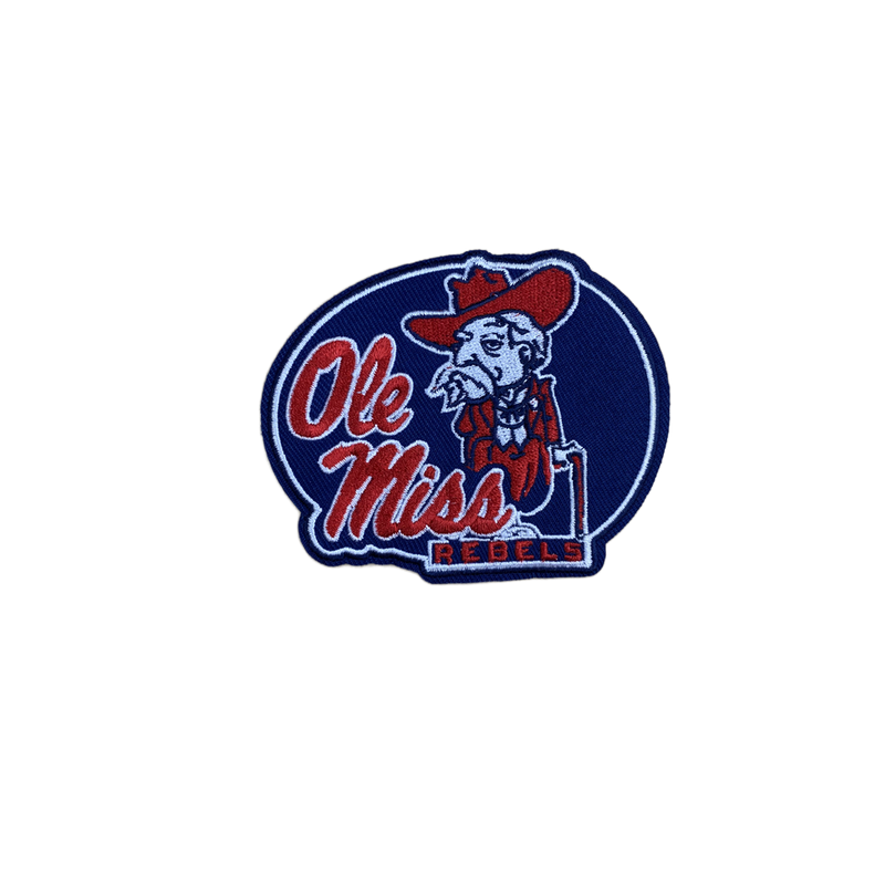 Ole Miss Embroidered Iron on Patch