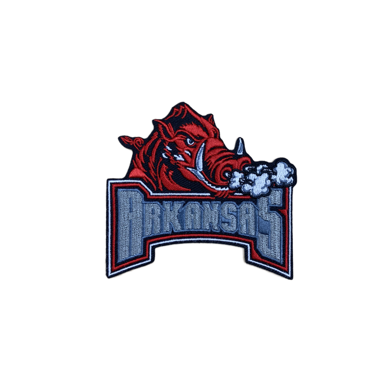 Arkansas Razorbacks Embroidered Iron on Patch