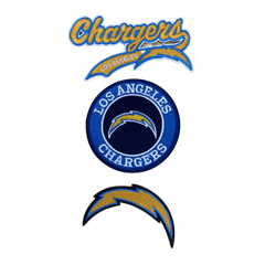 Los Angeles Chargers Embroidered Iron on Patches