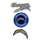 Los Angeles Chargers Embroidered Iron on Patches