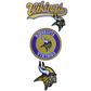 Minnesota Vikings Embroidered Iron on Patch