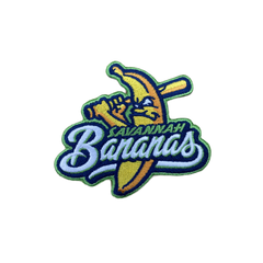 Savannah Bananas Embroidered Iron on Patch