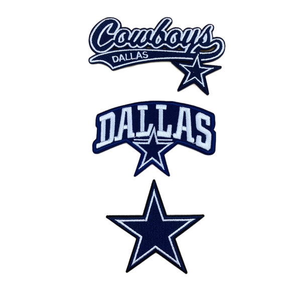 Dallas Cowboys Embroidered Iron on Patches