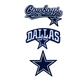 Dallas Cowboys Embroidered Iron on Patches