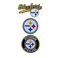 Pittsburgh Steelers Embroidered Iron on Patches