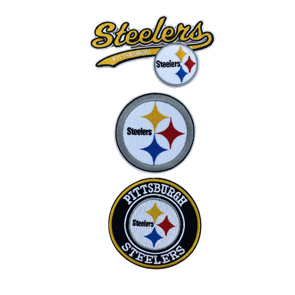Pittsburgh Steelers Embroidered Iron on Patches