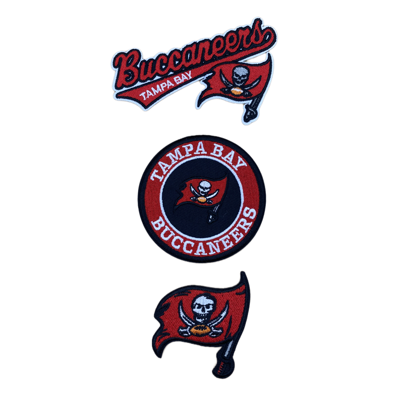 Tampa Bay Buccaneers Embroidered Iron on Patches
