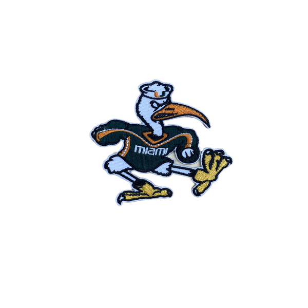 University of Miami Embroidered Iron on Patches
