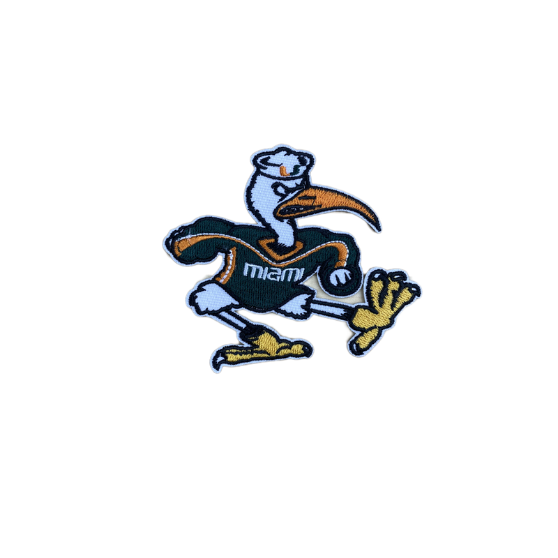 University of Miami Embroidered Iron on Patches