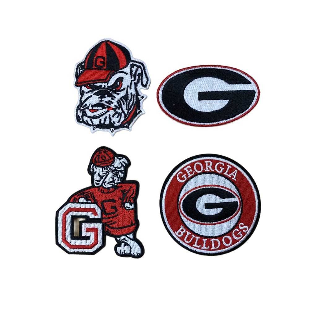 Georgia Bulldogs Embroidered Iron on Patches – Boogie Patches