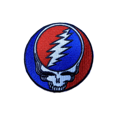 Grateful Dead Steal Your Face Patch Embroidered Iron on Patch
