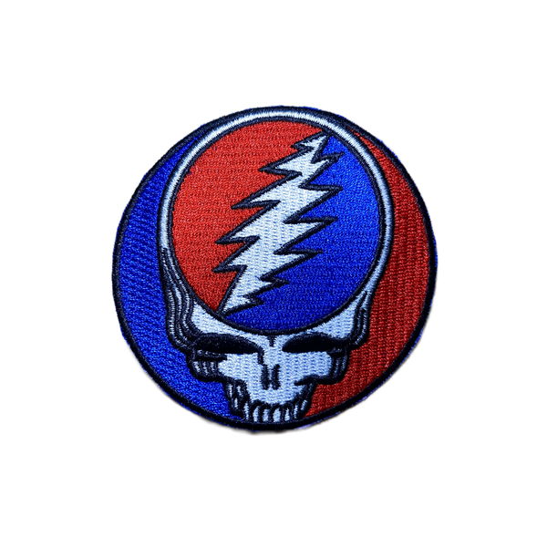 Grateful Dead Steal Your Face Patch Embroidered Iron on Patch
