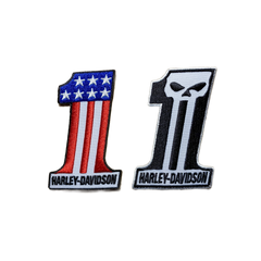 Harley Davidson Embroidered Iron on Patches