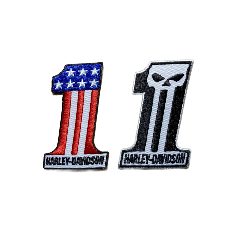 Harley Davidson Embroidered Iron on Patches