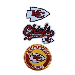 Kansas City Chiefs Embroidered Iron on Patches