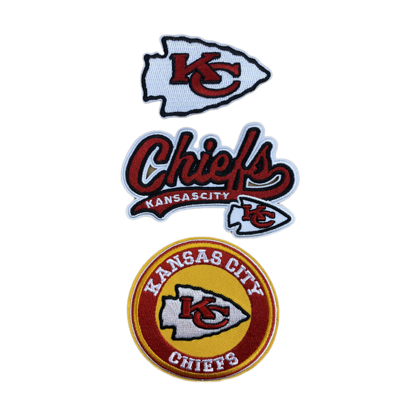 Kansas City Chiefs Embroidered Iron on Patches