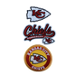 Kansas City Chiefs Embroidered Iron on Patches