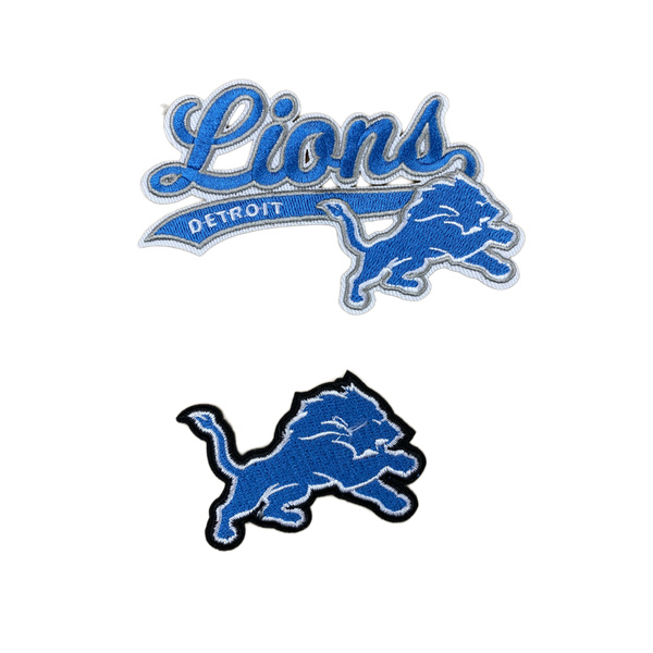 Detroit Lions Embroidered Iron On Patches