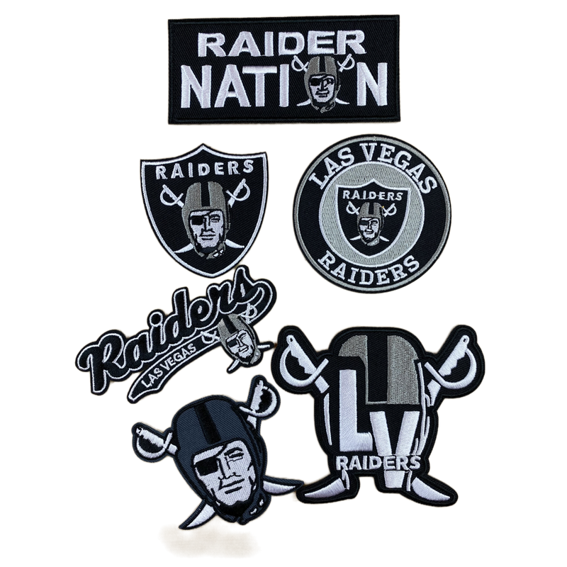 Las Vegas Raiders Embroidered Iron on Patches