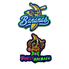 Savannah Bananas Embroidered Iron on Patch