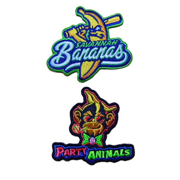 Savannah Bananas Embroidered Iron on Patch