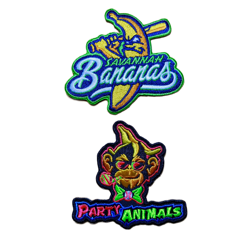 Savannah Bananas Embroidered Iron on Patch