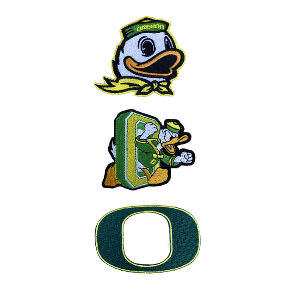 University of Oregon Embroidered Iron on Patches