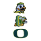 University of Oregon Embroidered Iron on Patches