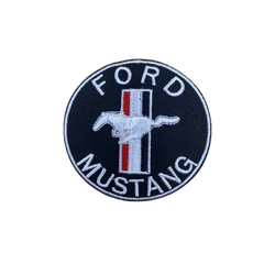 Ford Mustang Embroidered Iron on Patch