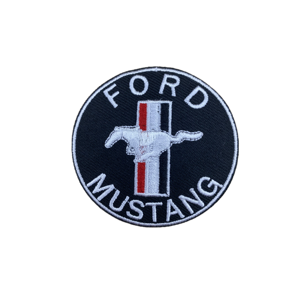 Ford Mustang Embroidered Iron on Patch