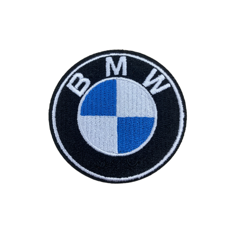 B.M.W. Embroidered Iron on Patch