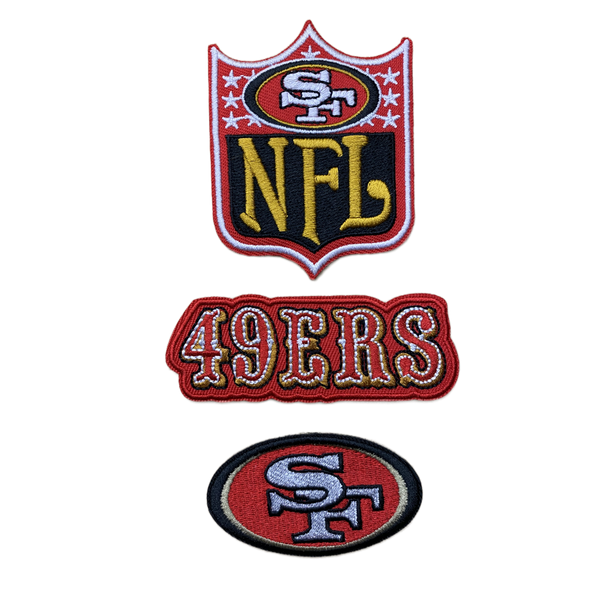 San Francisco 49ers Embroidered Iron on Patches