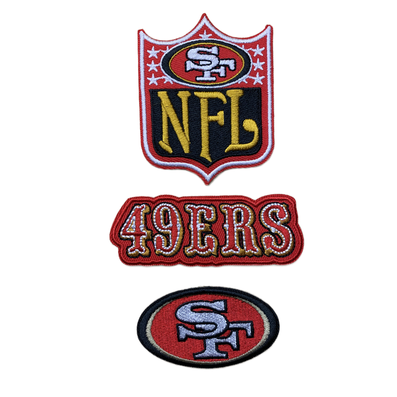 San Francisco 49ers Embroidered Iron on Patches