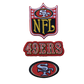 San Francisco 49ers Embroidered Iron on Patches